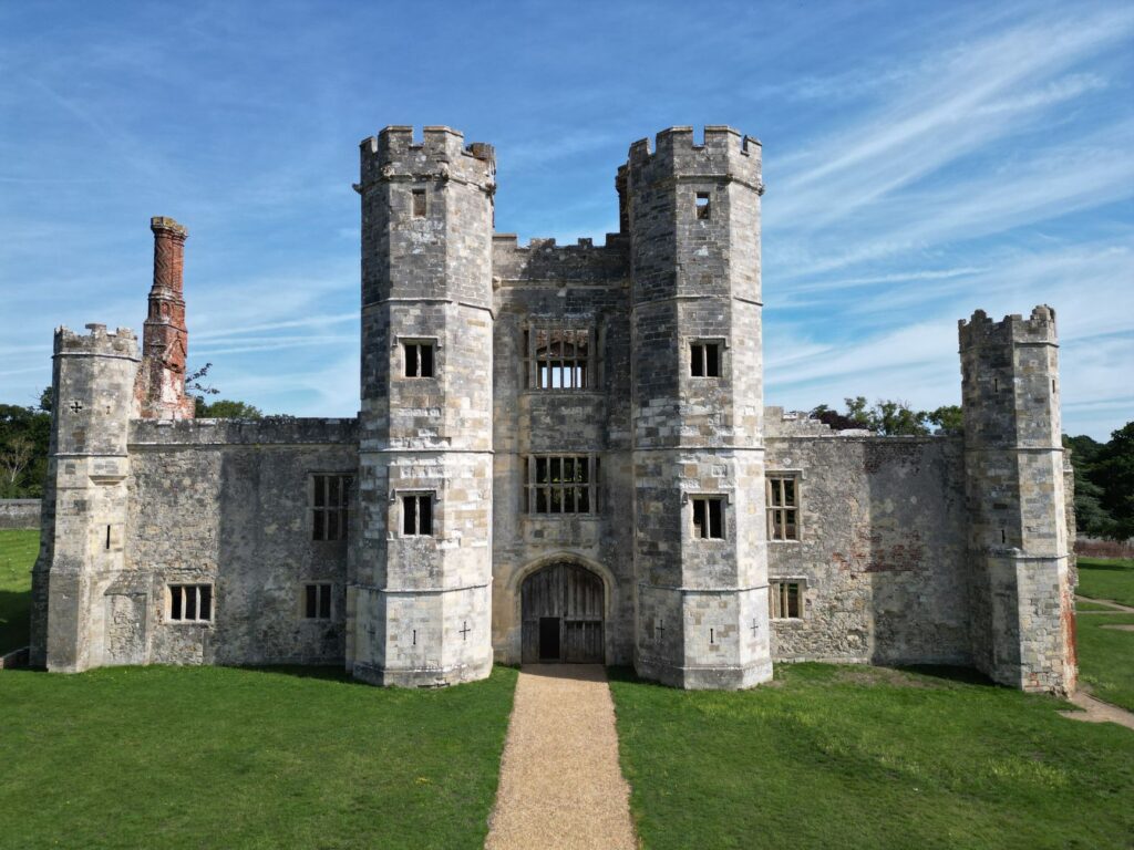 Explore the historic Titchfield Abbey with its majestic architecture in Hampshire, England.