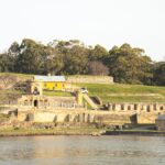 Beautiful view of the historic Port Arthur penitentiary complex in Tasmania, Australia.
